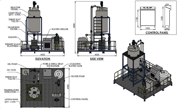 mixing plant drawing